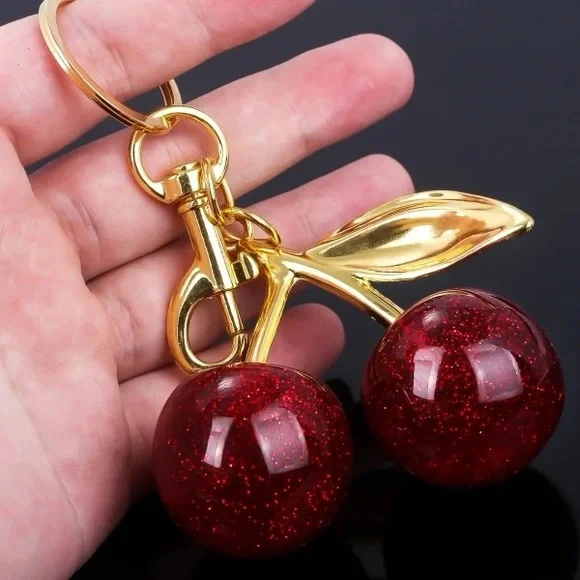 Cherry Bag Charm (Available in Multiple Colors) - Picture 8 of 9